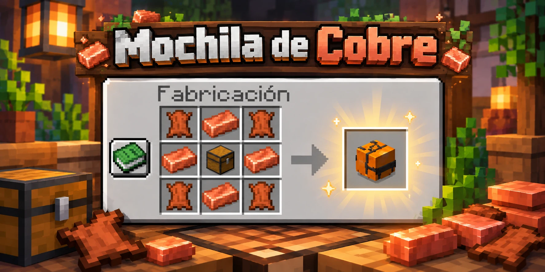 Receta de Mochila de Cobre