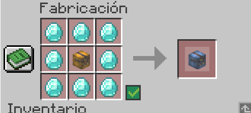 Receta de Mochila de Diamante