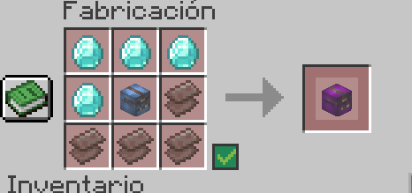 Receta de Mochila de Netherita