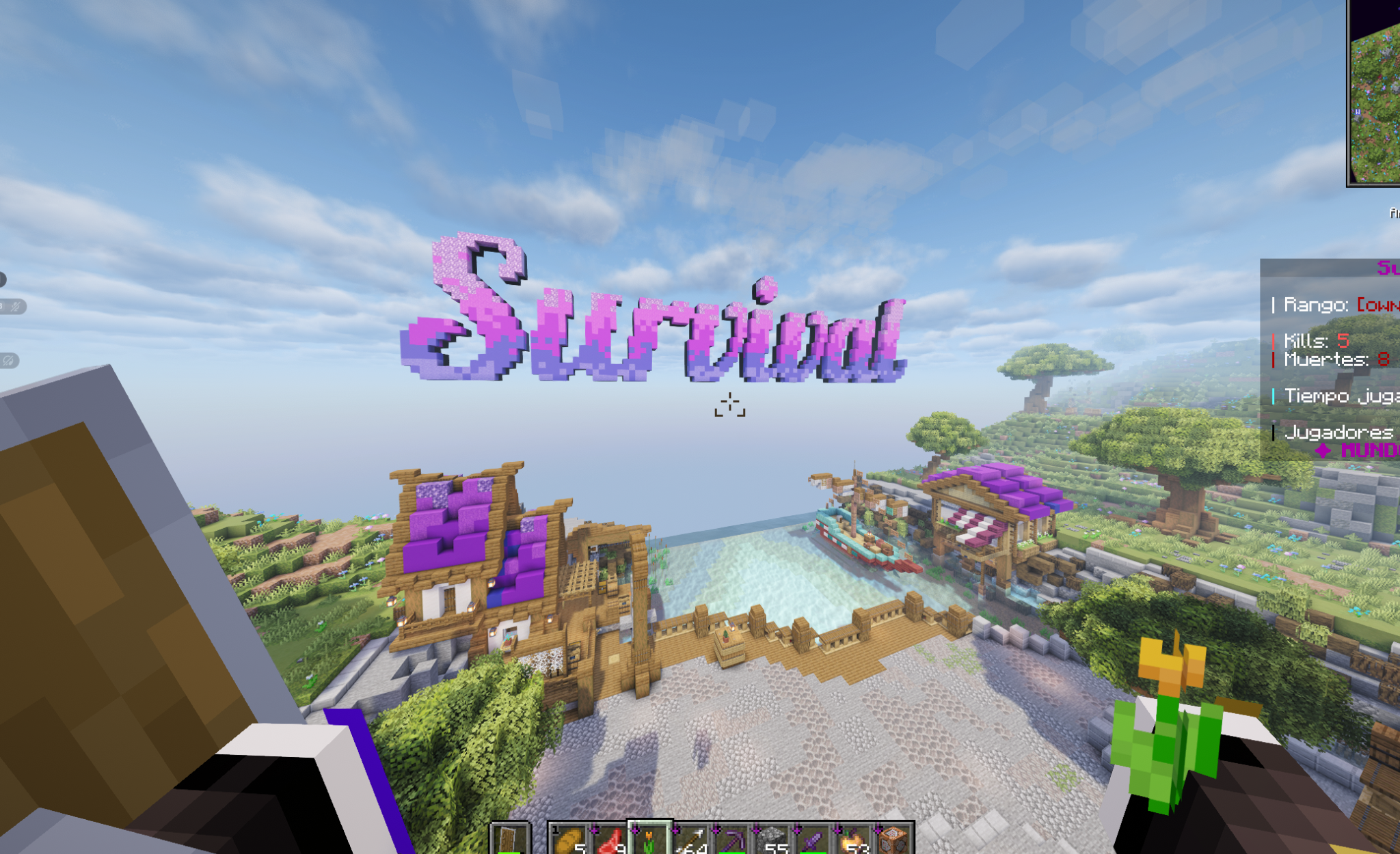 Vista del Survival de Mundo Piobe