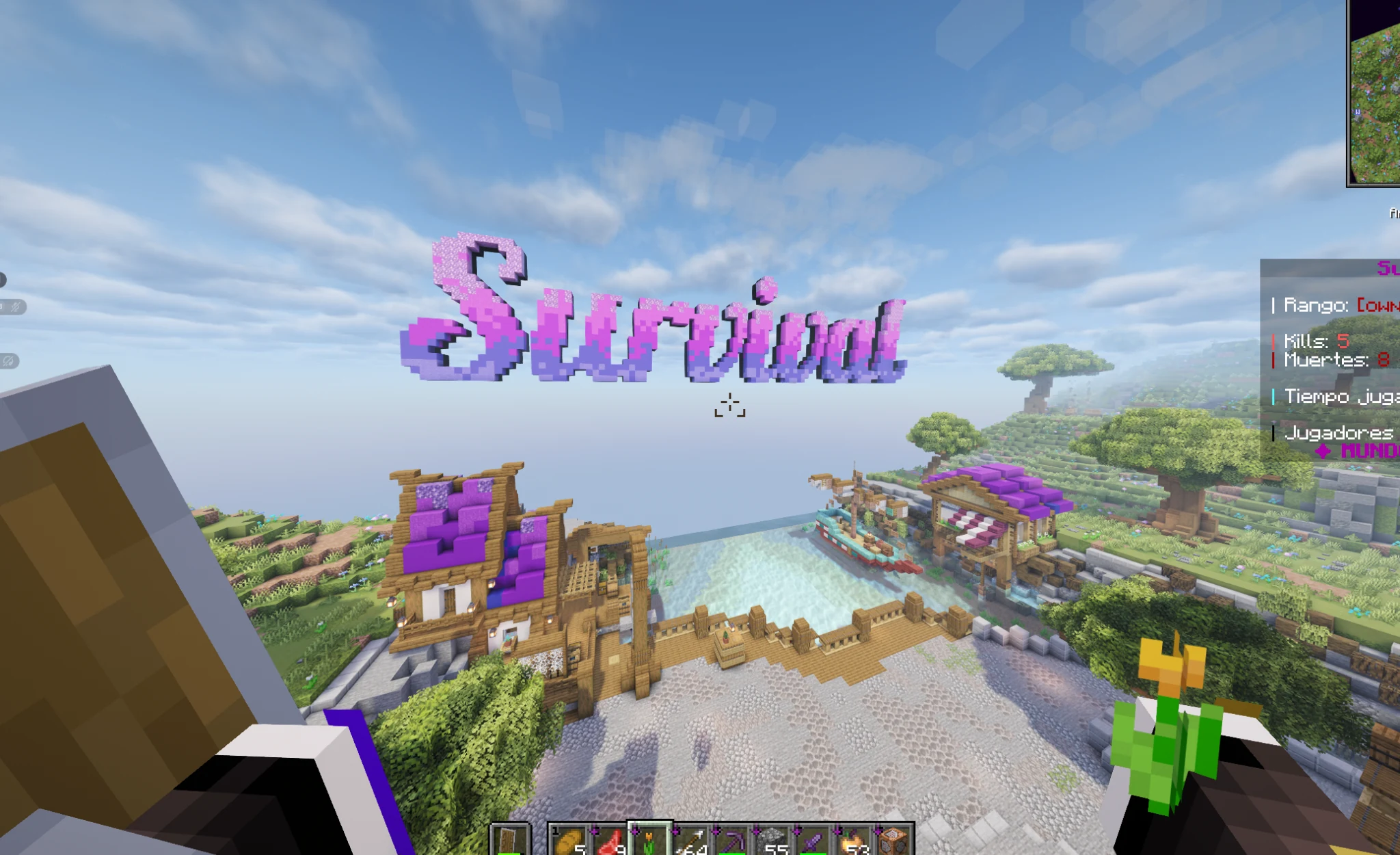Vista del Survival de Mundo Piobe